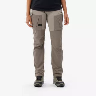 SIMOND Pantaloni modulabili trekking donna MT500 beige