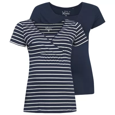 2 Damen Umstands-T-Shirts