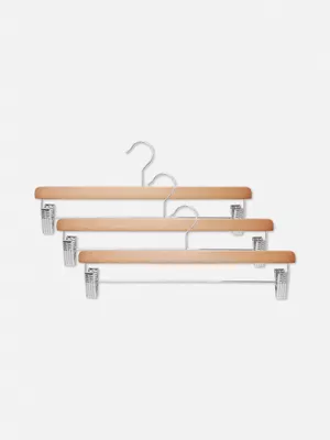 Pack de 3 perchas para pantalones