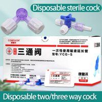 Disposable Medical Three-way Valve Plug Valve T-connector Two-way Valve Injection Beauty Needle Syringe Distributor