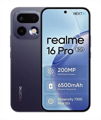 REALME - Smartphone REALME 16 PRO 5G (256GB 8GB)-Pebble Grey
