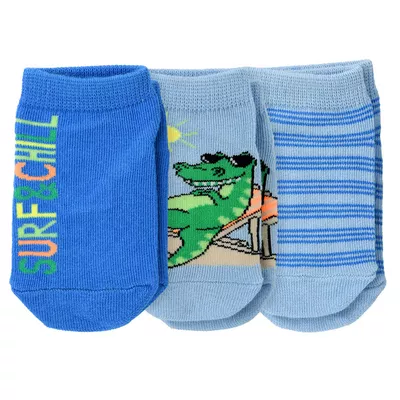 3 Paar Baby Sneaker-Socken