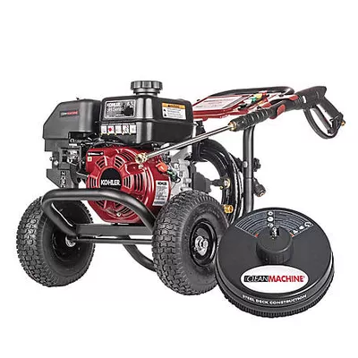 New!  SIMPSON 3500 PSI at 2.5 GPM 196cc Engine with AX300 Pro Pump and 15 in. Scrubber Cold Water Gas Pressure Washer