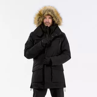 QUECHUA Parka montagna uomo NH900 impermeabile nero | -20°C