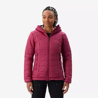 FORCLAZ Piumino trekking donna MT100 OVATTA viola