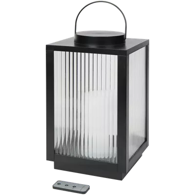 Lucerna s LED svíčkou