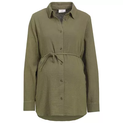 Damen Musselin-Umstandsbluse