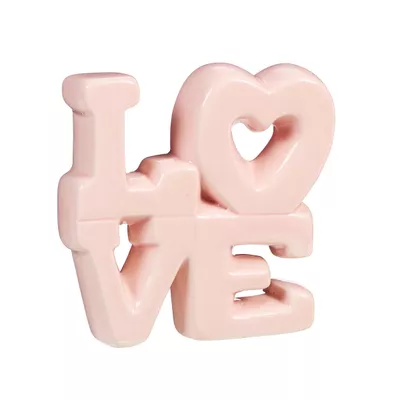Tabletop Ceramic Word Love