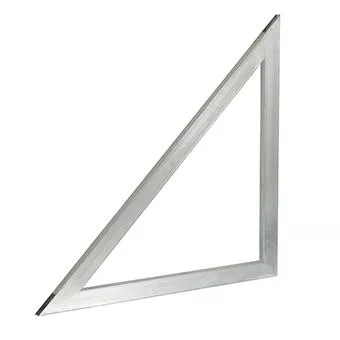 ESCUADRA DE OBRA GALVANIZADA 80 X 80 CM