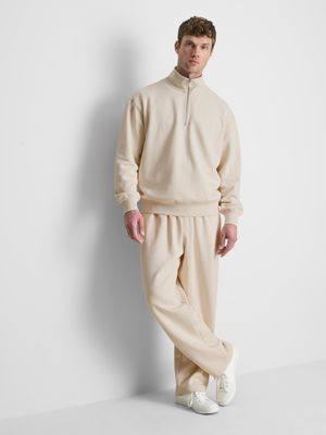 Pantalones de chándal rectos con mucho algodón