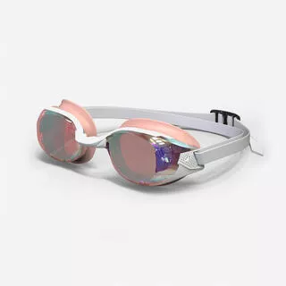 Occhialini antiappannamento  piscina BFIT lenti a specchio rosa