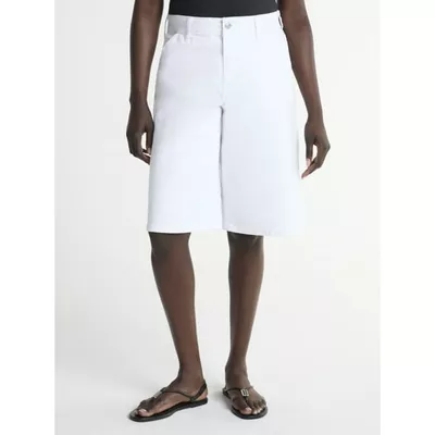 Scoop Women’s and Women’s Plus Denim Bermuda Shorts, Sizes 0-28 Plus
