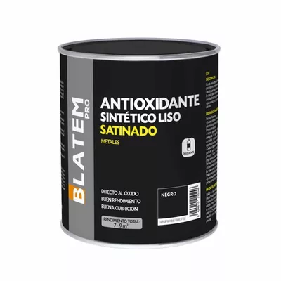 ESMALTE SINTETICO ANTIOXIDANTE SATINADO 750ML NEGRO