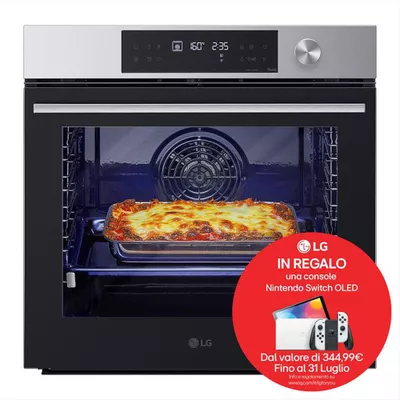 LG - Forno incasso elettrico INSTAVIEW WSED7613S A+-Inox