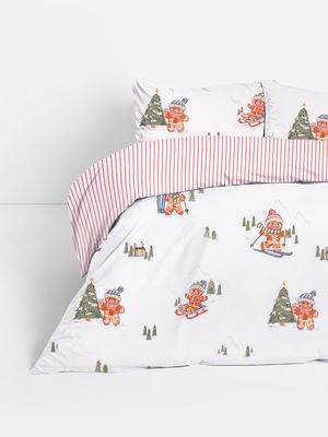 Set de funda nórdica reversible navideño