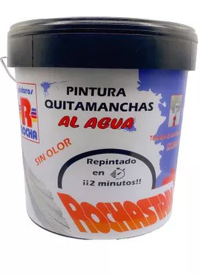 PINTURA QUITAMANCHAS AL AGUA 22KG BLANCO