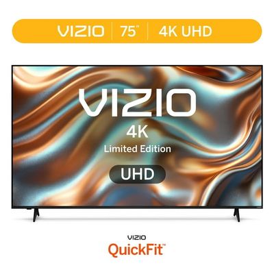 VIZIO 75” Class 4K UHD LED HDR Limited Edition Smart TV (NEW) V4K75X-08