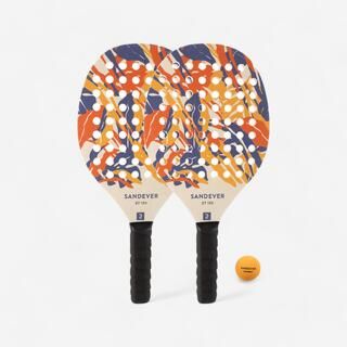 Kit racchette beach tennis EXPERIENCE arancione