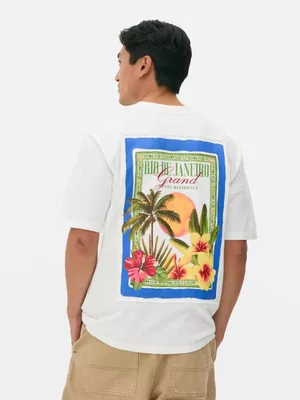 Camiseta con estampado gráfico de Río de Janeiro