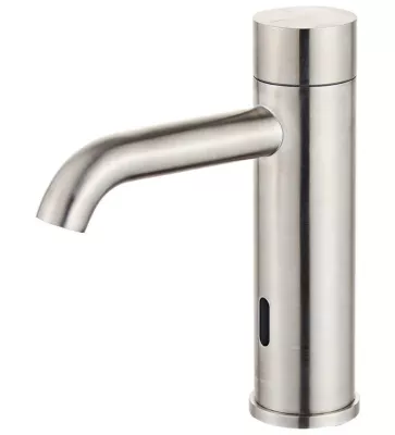 Desá, Håndvaskarmatur m/sensor, børstet stål, 8 L/min