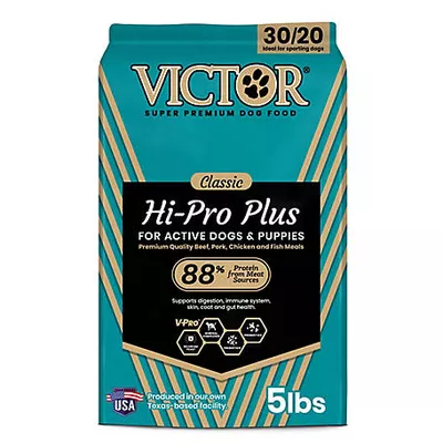 Victor Classic Hi-Pro Plus All Life Stages Beef, Chicken, Fish and Pork Recipe Dry Dog Food