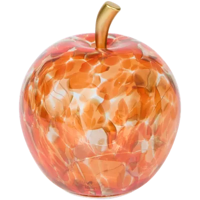 Skleněné jablko s LED