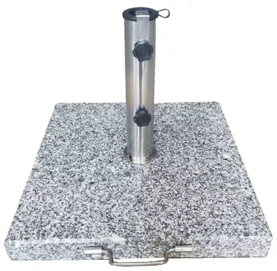 Parasolfod, lysegrå, 30 kg