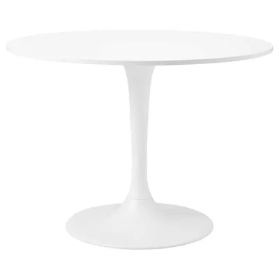 DOCKSTA Stůl, bílá/bílá, 103 cm