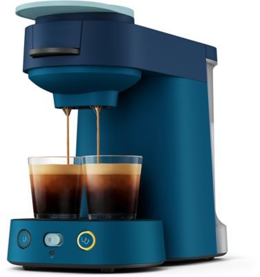 Philips - Cafetière À Dosettes  Csa225/01 Machine À Café Compacte Senseo Vibe Bleu