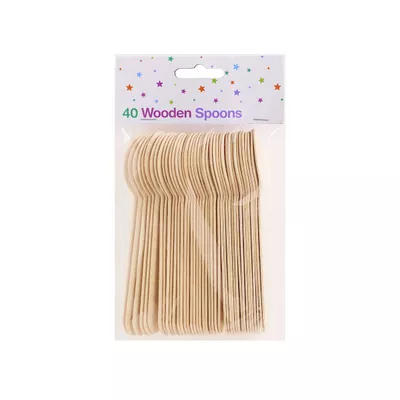 Wooden Spoon 40pk