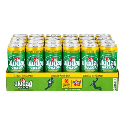 Uludag Gazoz Limonade 0,33 Liter Dose, 24er Pack