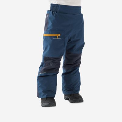QUECHUA Dětské zimní turistické nepromokavé kalhoty SH 500 Mountain