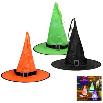 Heksehat m/LED, assorteret