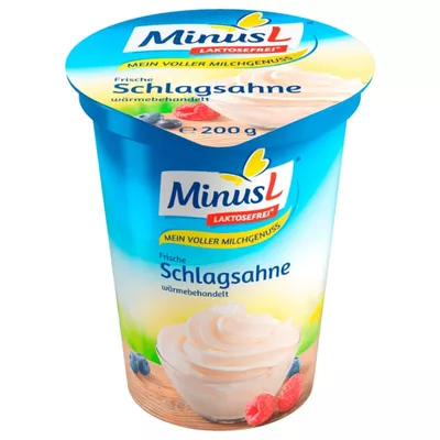 MinusL Schlagsahne 200g