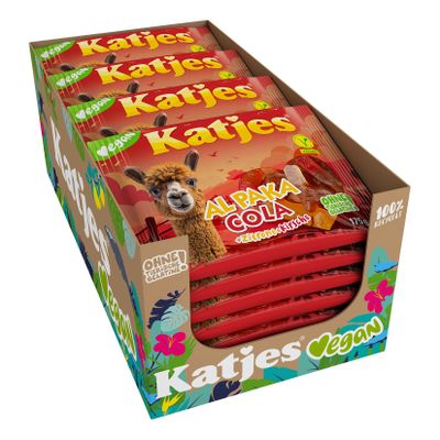 Katjes Al Paka Cola+Zitrone+Kirsche 175 g, 22er Pack