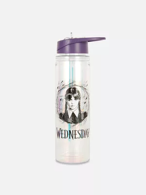 Botella de agua de Miércoles Addams