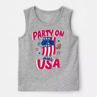Toddler Boy Carter's USA Graphic Tank Top