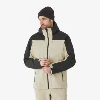 WEDZE Giacca sci uomo  SNB500 beige e nera