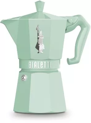 Cafetière italienne BIALETTI Moka Exclusive Green 6 tasses