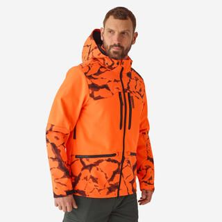 SOLOGNAC Giacca caccia SOFTSHELL 500 ROCK arancione fluo