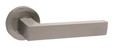 JUEGO DE MANILLA ROSETAS ALUMINIO NIQUEL SATINADO MODELO KALIN