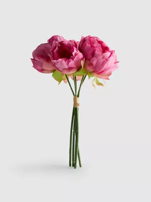 Ramo de peonías artificiales
