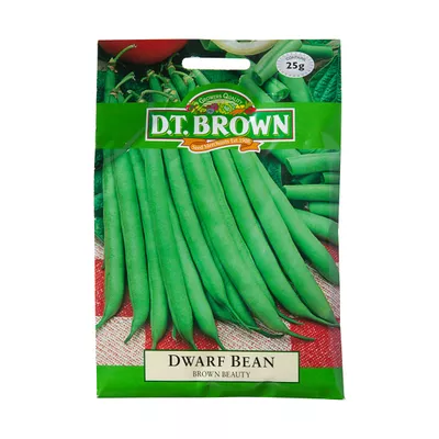 Dt Brown Dwarf Bean Seeds 25g