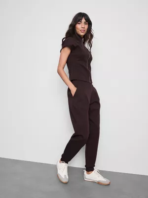 Top con cremallera integral y cuello alto By Coleen