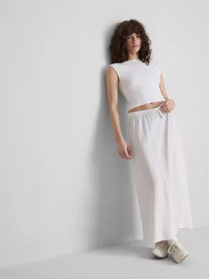 The Primark Scene | Falda midi en mezcla de algodón