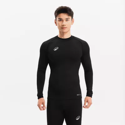 KIPSTA Damen/Herren Funktionsshirt langarm wärmend ‒ Keepcomfort schwarz