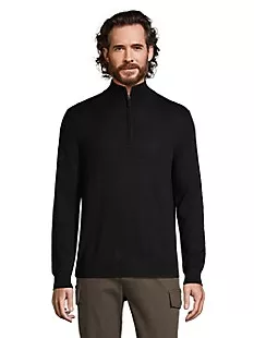 Milo Merino Wool Basic Quarter-Zip Sweater