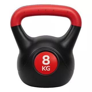 FITPADDY Kettlebell 8 kg rivestita in polietilene