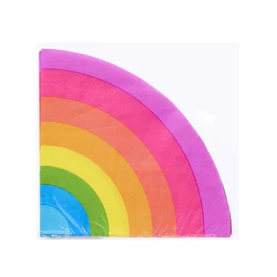 Napkin Rainbow Shape 20pk