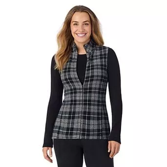 Women's Cuddl Duds® Fleecewear with Stretch Full Zip Vest